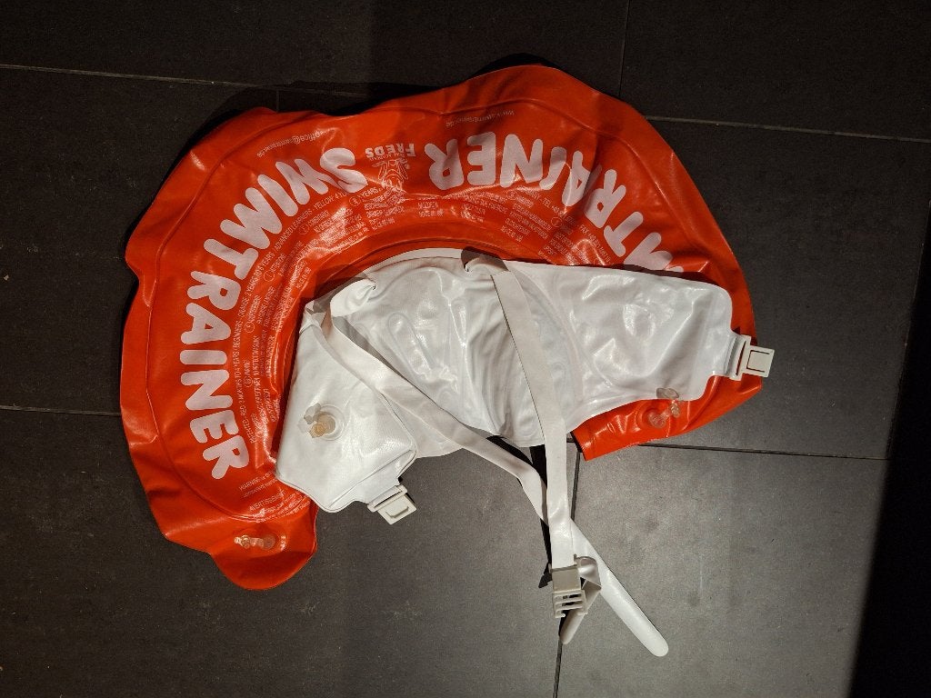 Zwemband, Kinderen en Baby's, Speelgoed | Buiten | Opblaasfiguren, Ophalen, Gebruikt