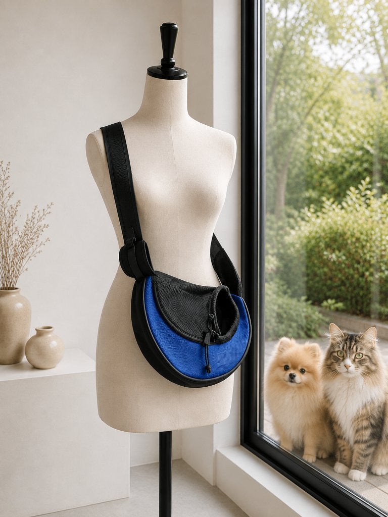 Sac à bandoulière Bigwing Style pour petits chiens et chats, Envoi, Comme neuf