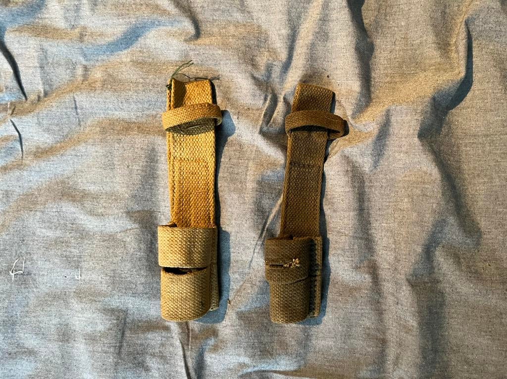 2 porte-baïonnettes anglais en toile, Envoi, Armée de terre, Autres types