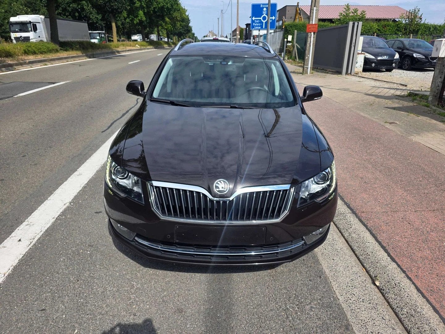 Skoda Superb SW 2.0 CR TDi Elegance 1EIG IN ZEER GOEDE STA, Autos, Skoda, Cuir, Euro 5, Achat, Entreprise
