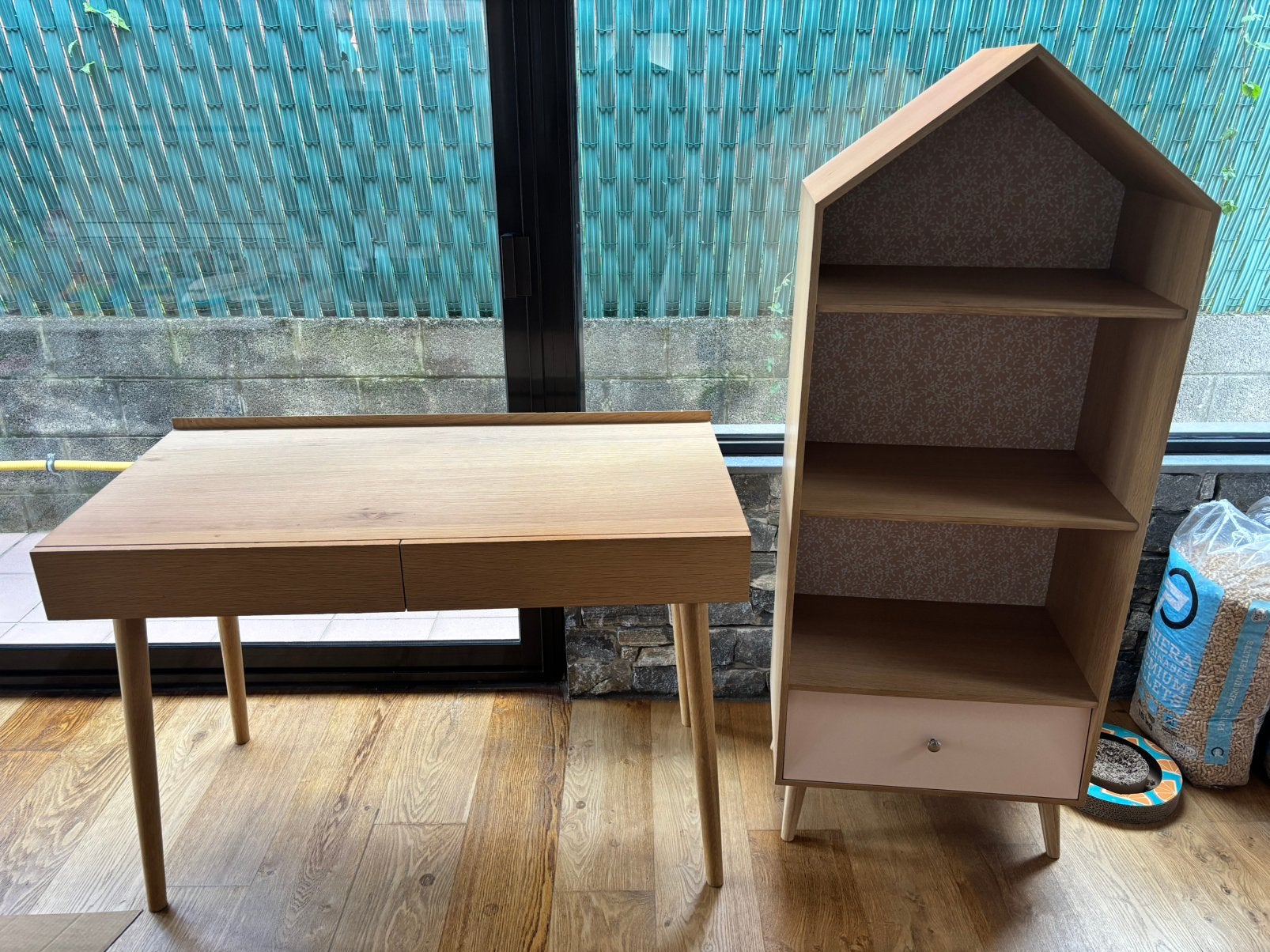 Bureau et blibliotheque maison du monde, Enlèvement, Utilisé, Bureau enfant