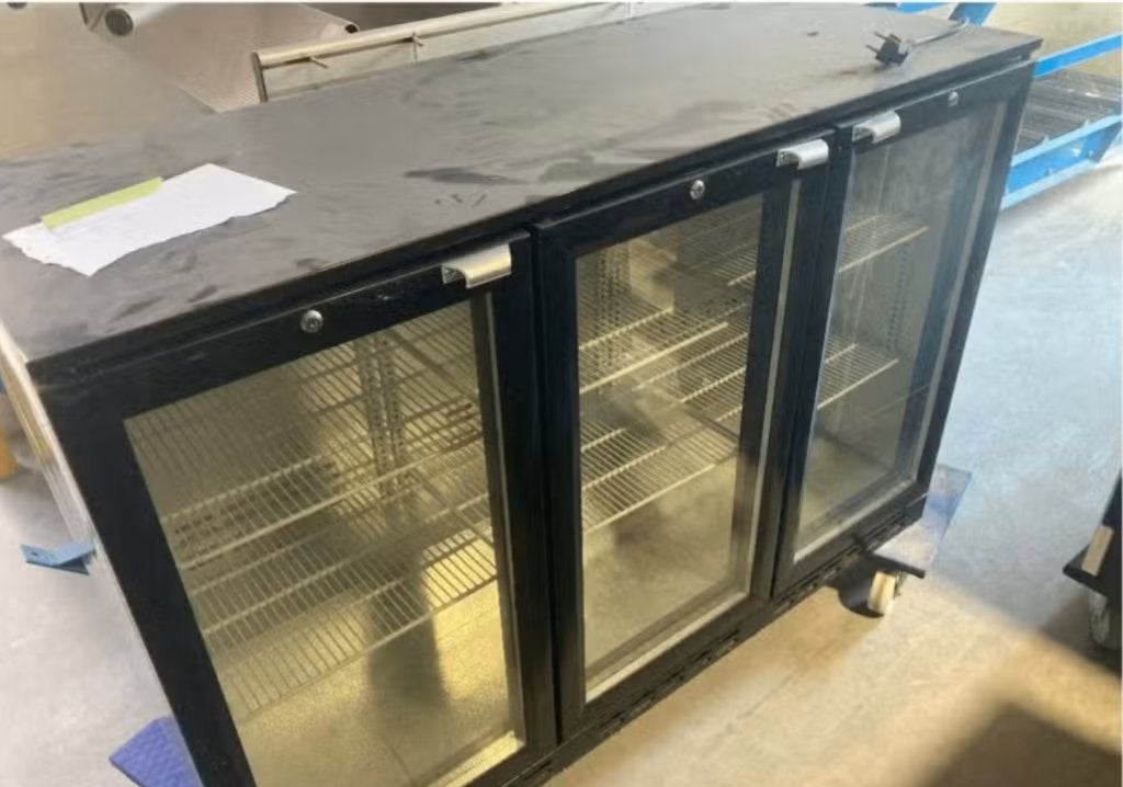 frigo met glazen deuren, Elektronische apparatuur, Koelkasten en IJskasten, Ophalen, Gebruikt