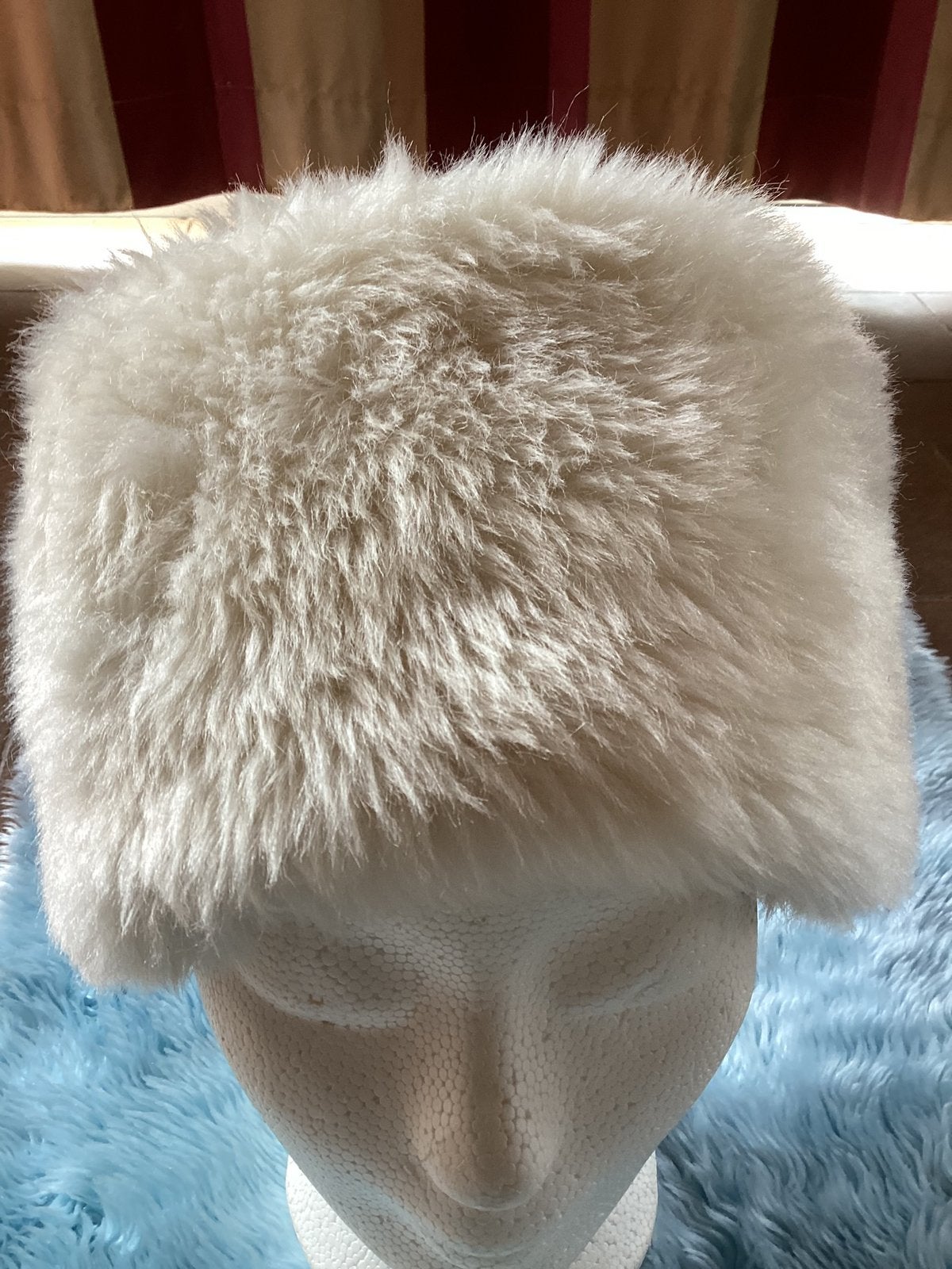 Gebroken witte wintermuts voor dames, Ophalen of Verzenden