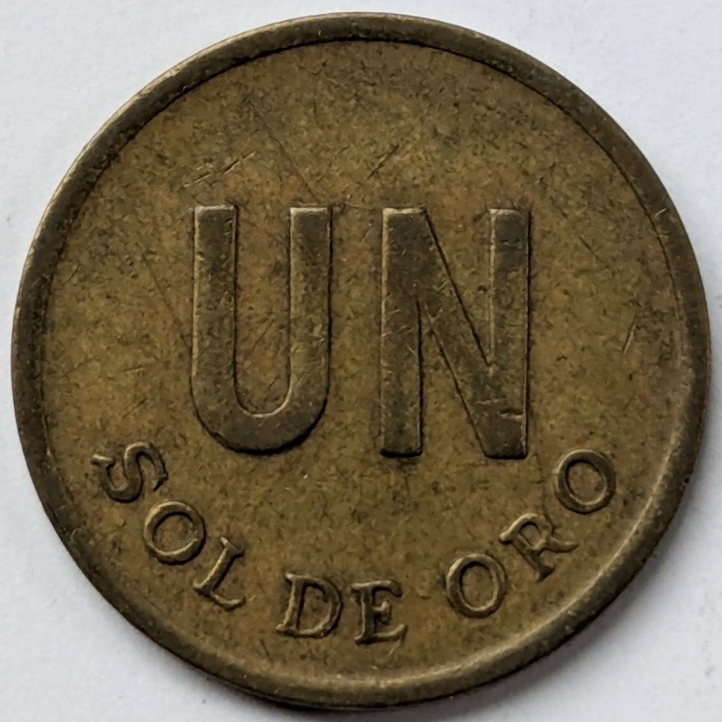 Peru - 1 sol de oro - 1975, Ophalen, Zuid-Amerika, Losse munt