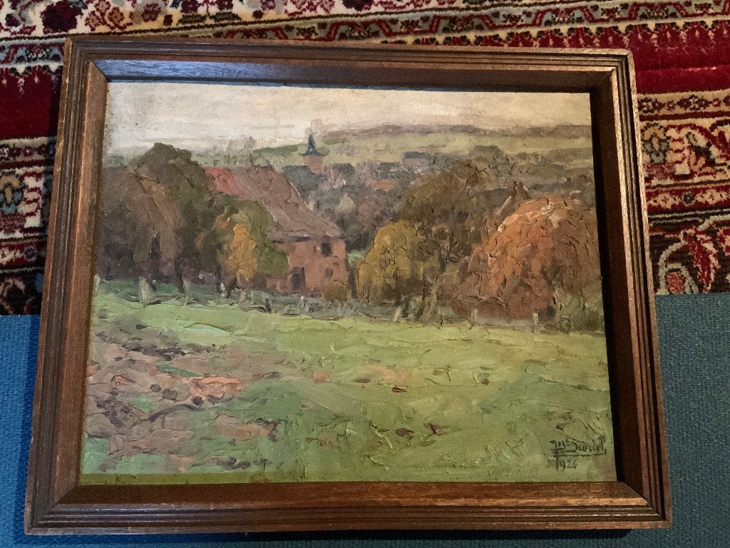 Jean Baptiste Scoriel 1926, Antiquités & Art, Art | Dessins & Photographie, Enlèvement, Tableau, Autres techniques, Fait main