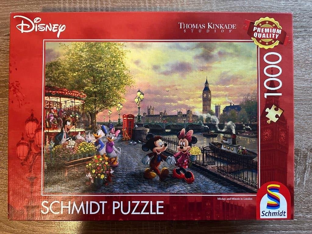 Collectie Puzzels (1000st.) Disney, Ravensburger & meer, Ophalen, 500 t/m 1500 stukjes, Zo goed als nieuw, Legpuzzel