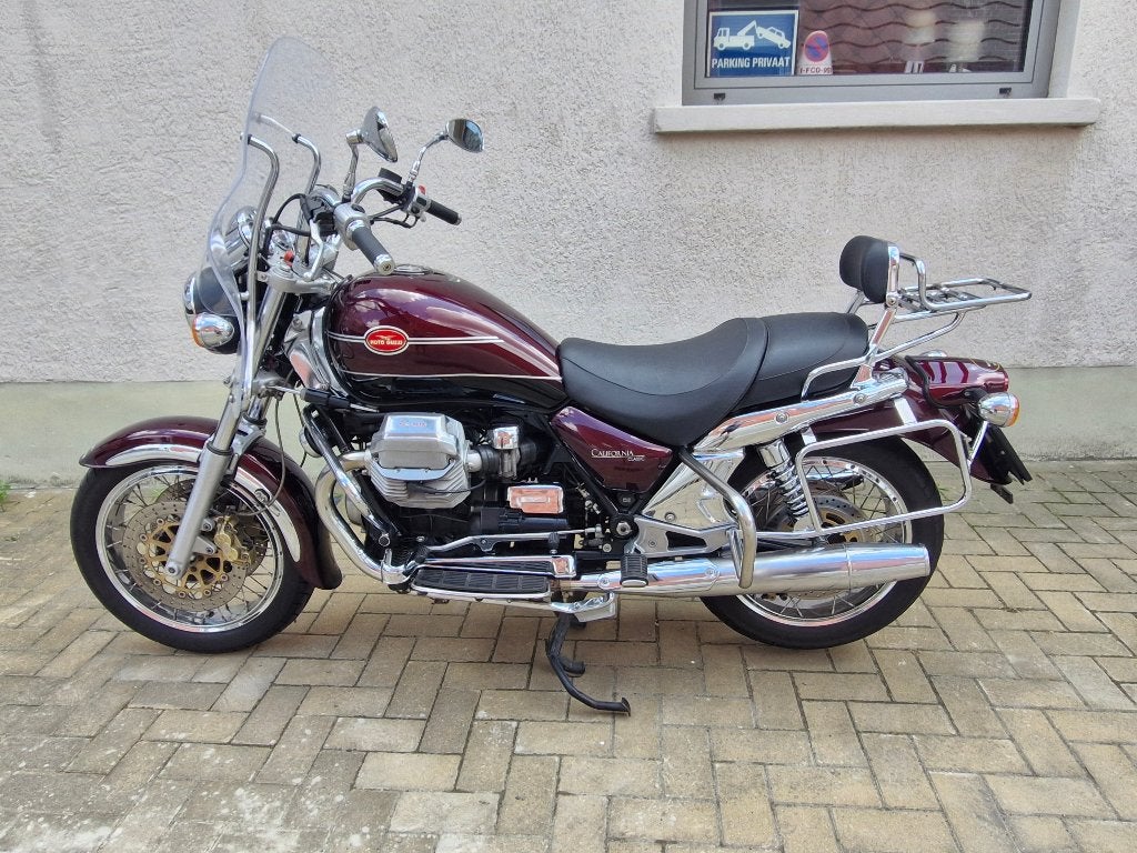Moto Guzzi California Classic Touring 1100, Motoren, 1064 cc, Cardan-aandrijving, 2 cilinders, Motorrijbewijs A