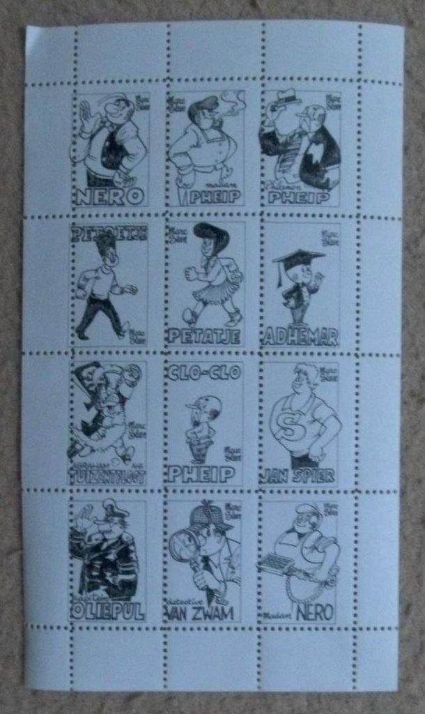 vel sluitzegels stripheld Nero ( soort postzegels ), Collections, Personnages de BD, Enlèvement ou Envoi