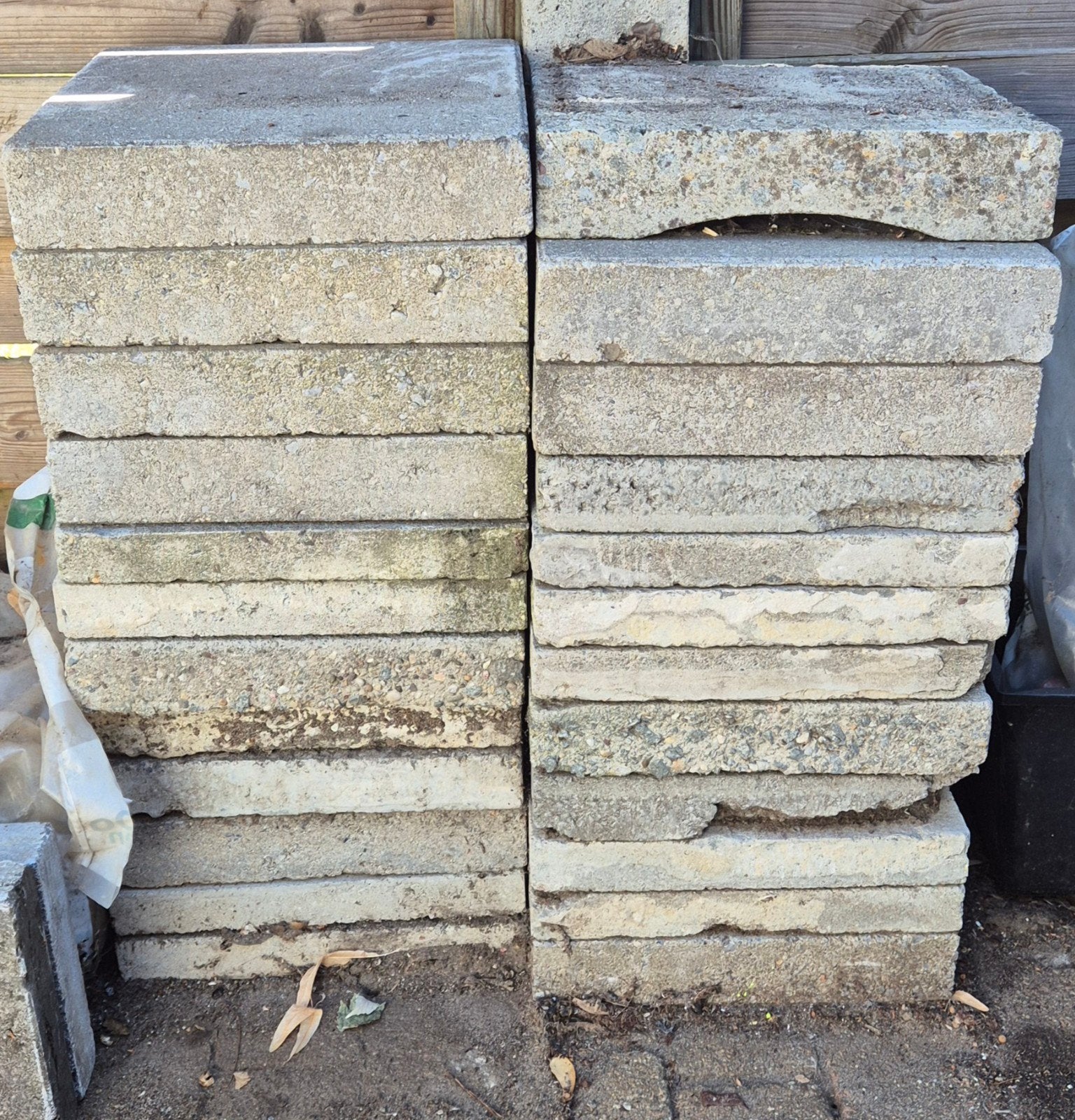 beton Tegels, Ophalen
