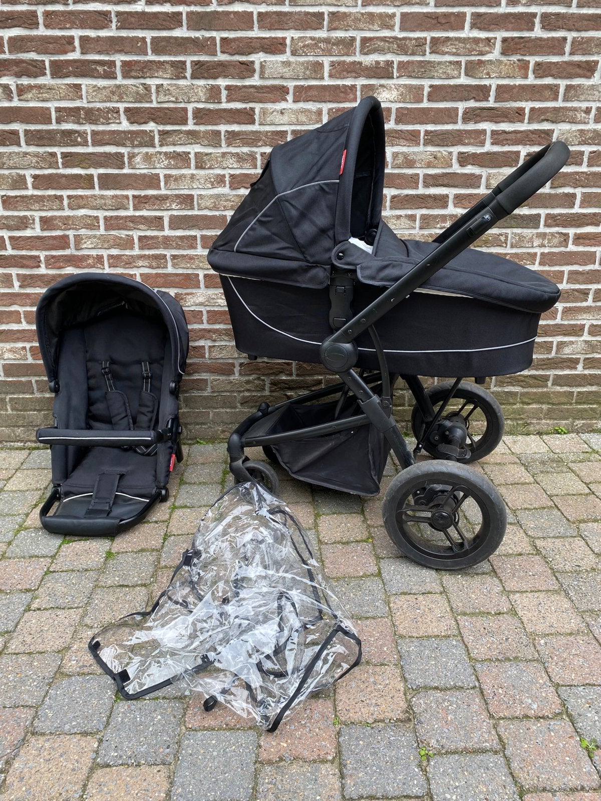 Set kinderwagen/buggy, Kinderen en Baby's, Kinderwagens en Combinaties, Ophalen, Gebruikt, Combiwagen