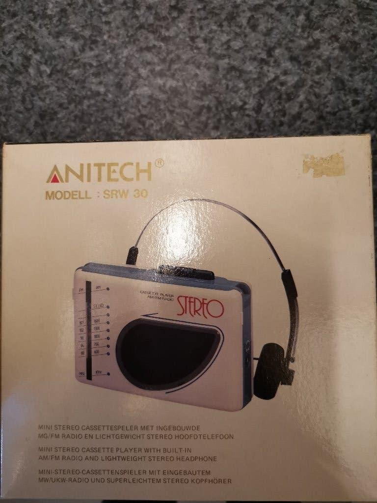 Vintage Anitech SRW 30 Walkman – Nieuw in doos, Ophalen of Verzenden, Walkman