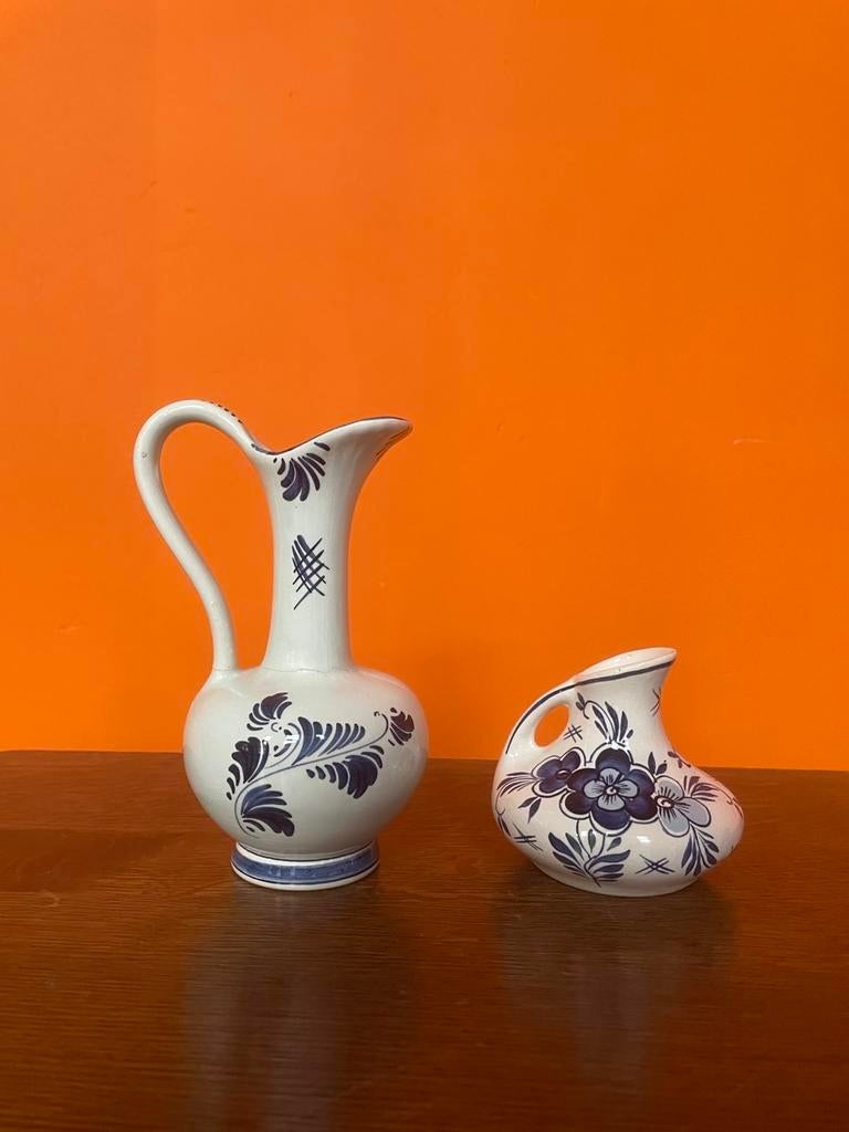 Vintage vaasjes Delfts Blauw, Antiek en Kunst, Ophalen