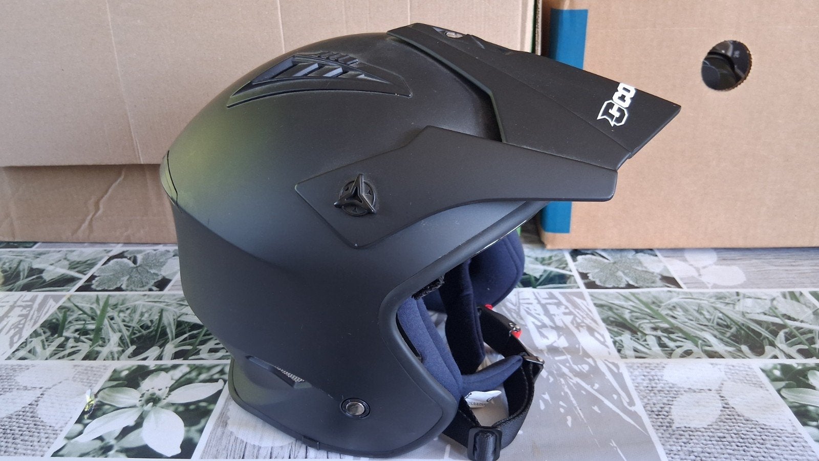 Helm maat L, Motoren, Ophalen, L, Jethelm