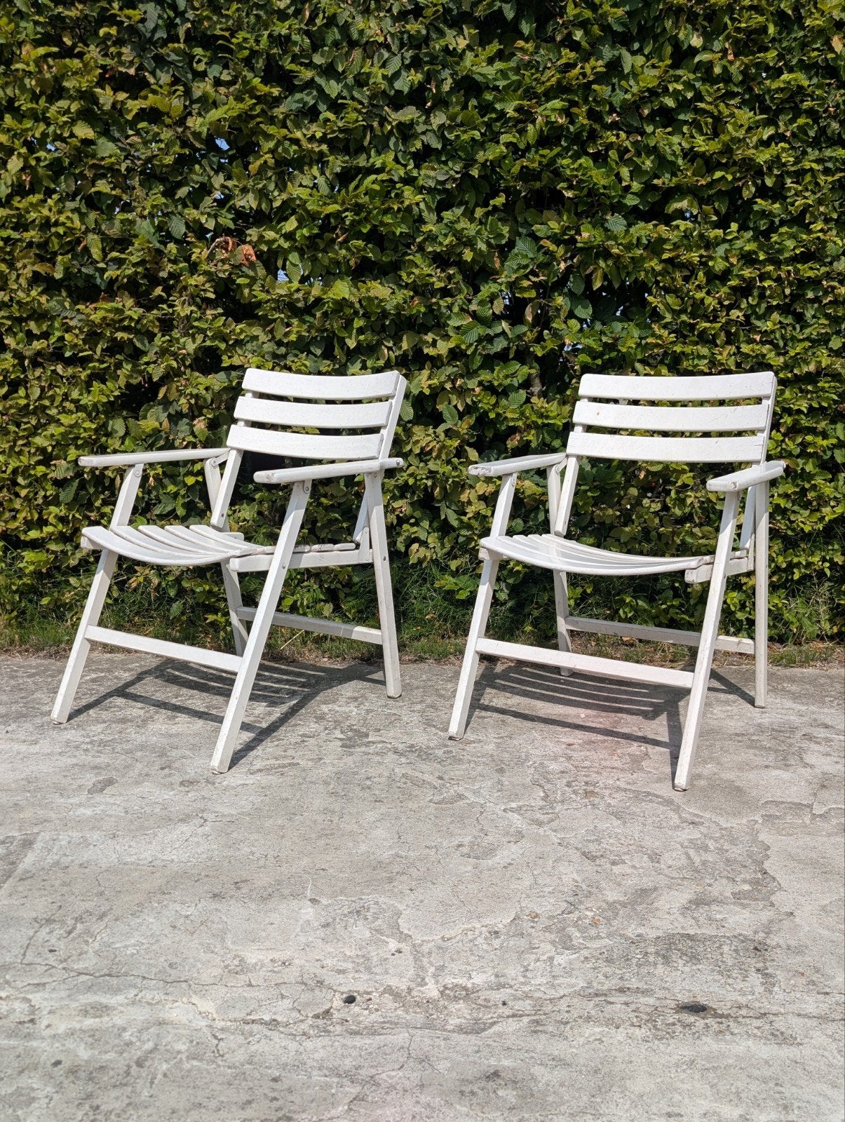 Ensemble de chaises de jardin vintage, Jardin & Terrasse, Enlèvement