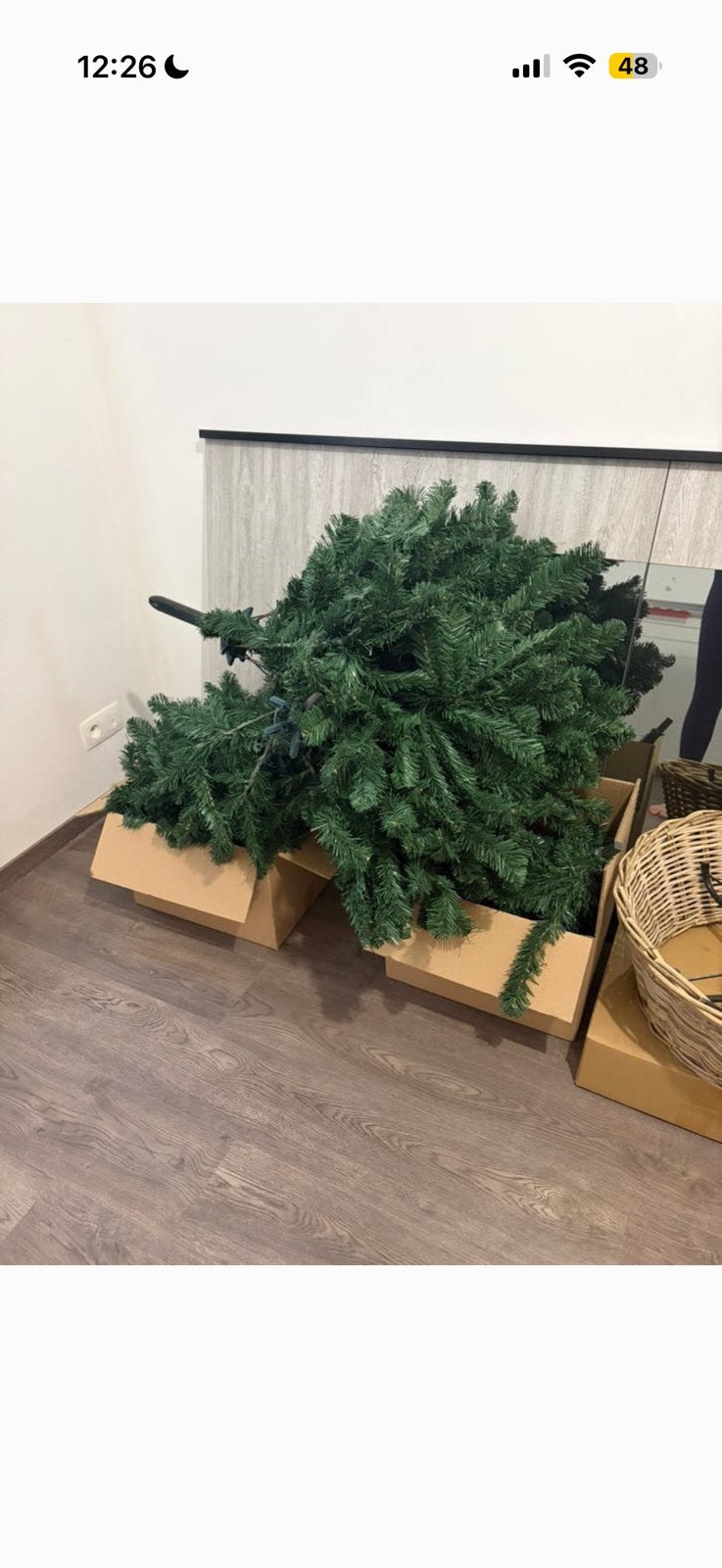 Sapin de Noël gratuit, Enlèvement, Comme neuf