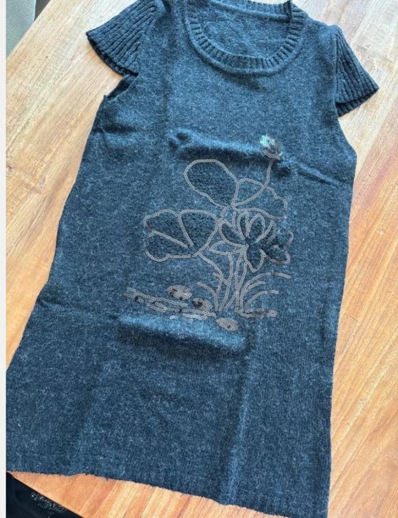 Trui/Tuniek  vintage maat M, Kleding | Dames, Ophalen of Verzenden, Zo goed als nieuw, Maat 38/40 (M), Bruin