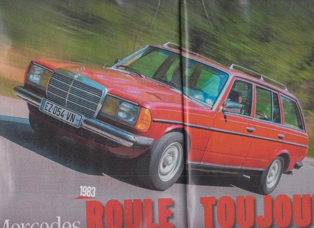 1983 Mercedes 240D Break W123 voiture de collection, Verzenden, Gelezen, Mercedes