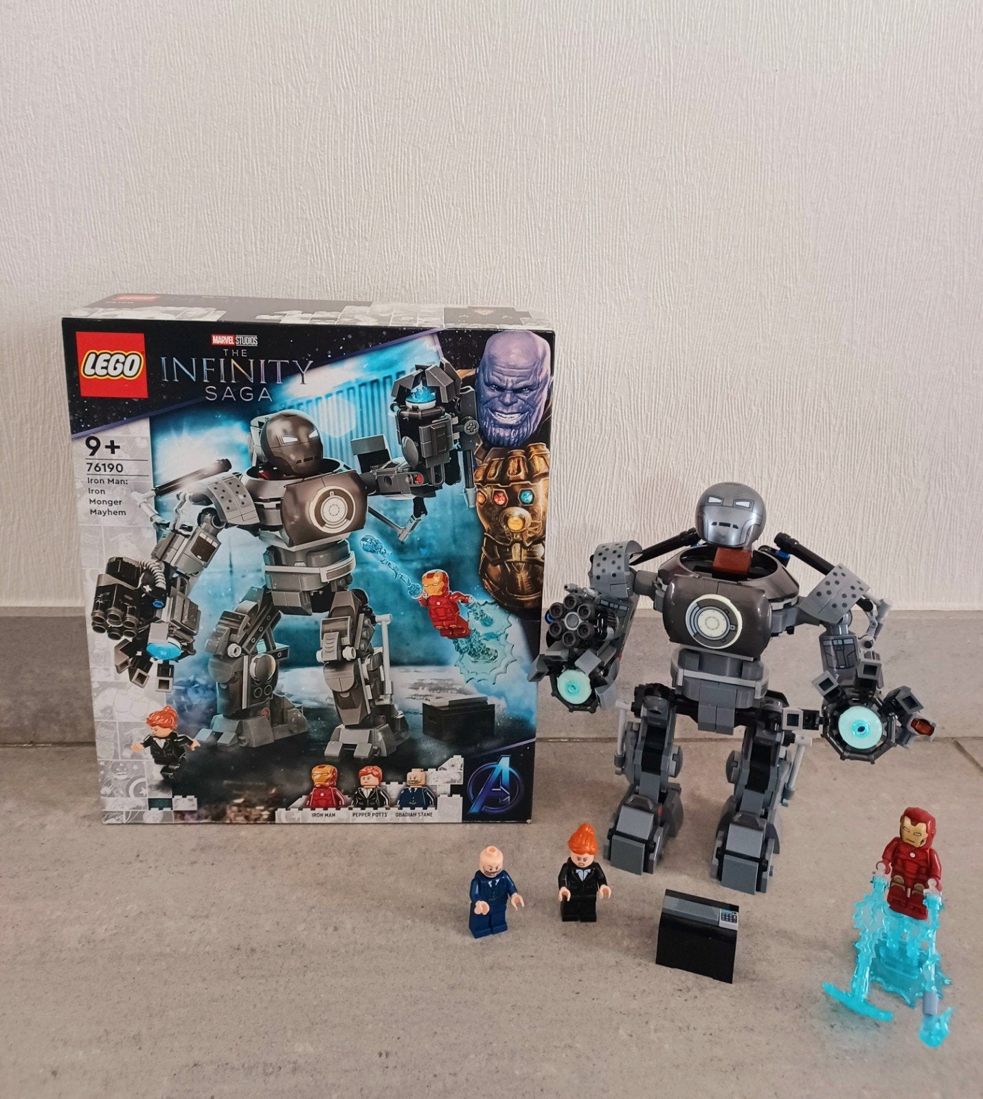 Lego Iron Man : Iron Monger Mayhem  Marvel 76190, Ophalen, Marvel, Lego, Zo goed als nieuw
