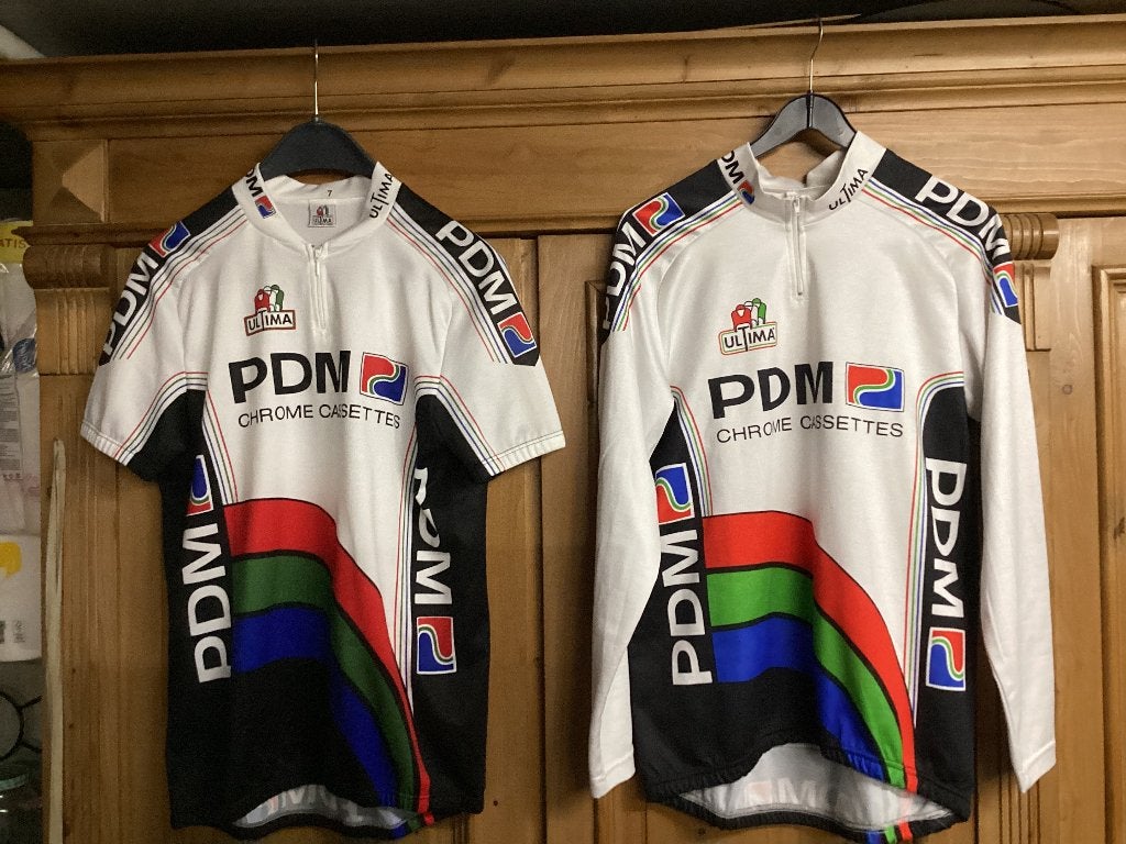 PDM retro wielerkledij, Fietsen en Brommers, Heren, Zo goed als nieuw, L, Bovenkleding