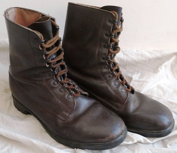 Schoenen, Laarzen, Gevechts, M66, maat 46B, KL, 1970s.(Nr.3), Ophalen of Verzenden, Landmacht, Kleding of Schoenen