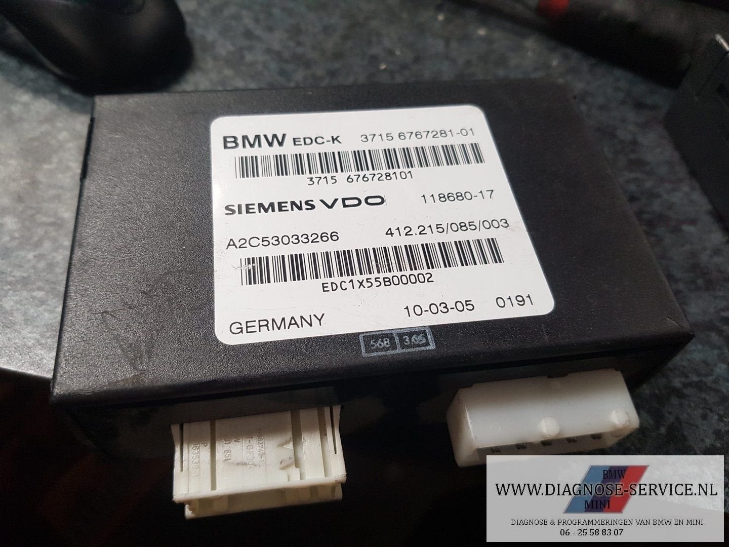 BMW E60 E61 M5 E63 E64M6  EDC-K module onderstel EDC 6773912, -, Utilisé, -, Enlèvement ou Envoi