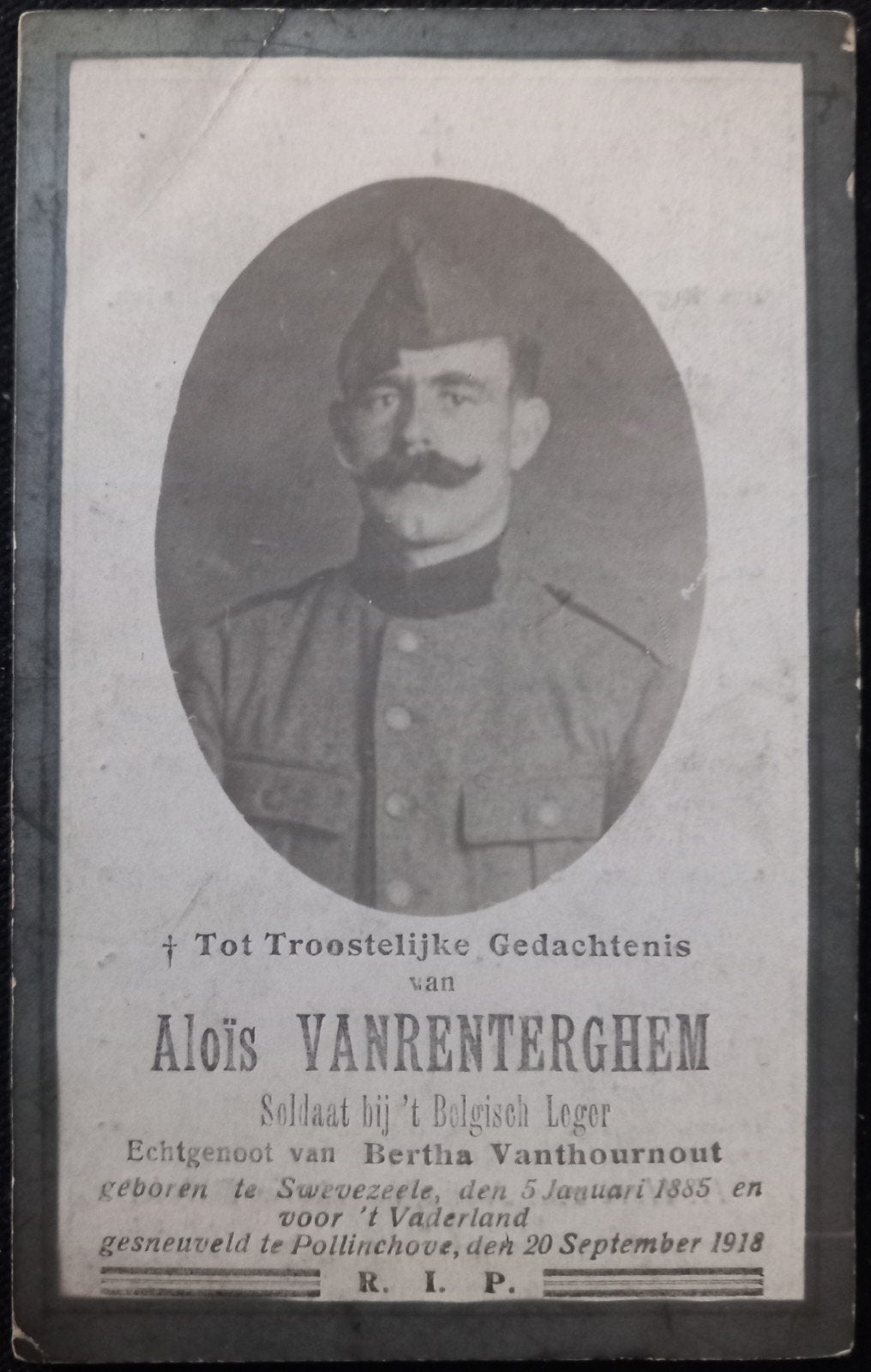 Bidprent WO1, Verzamelen, Ophalen of Verzenden