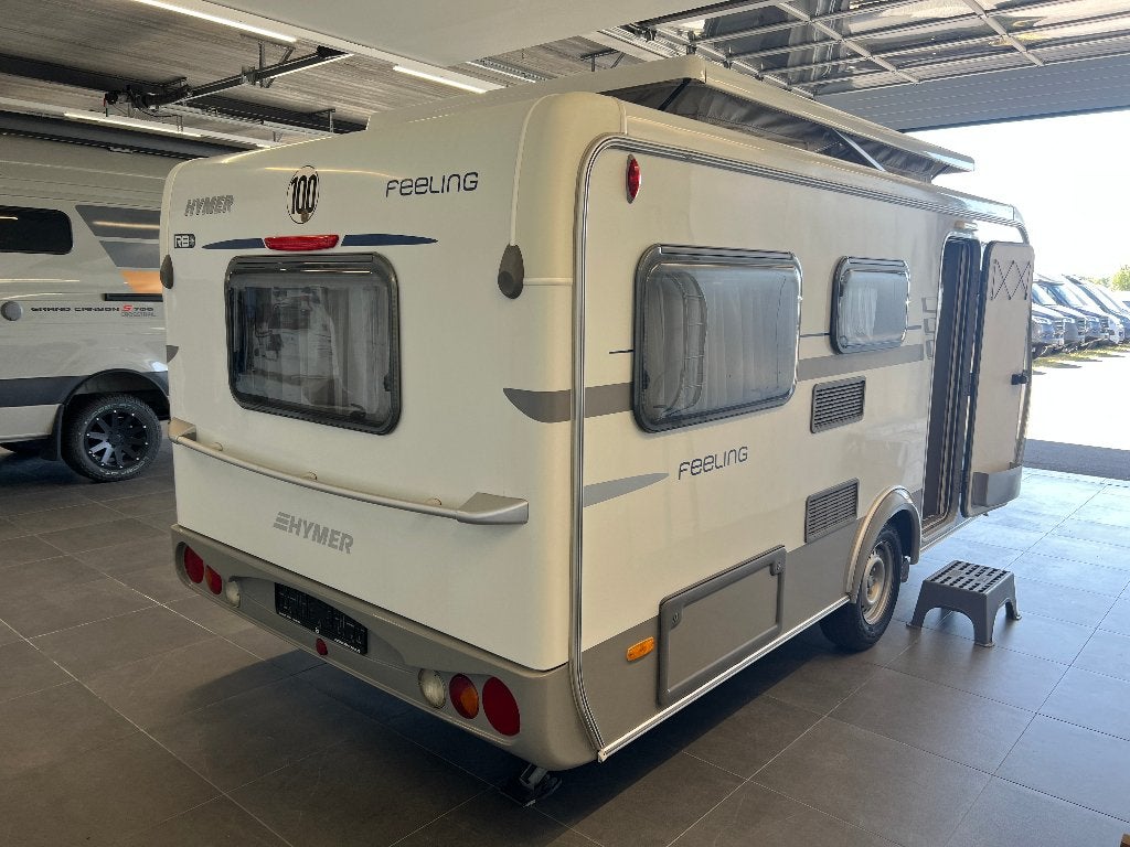 Eriba Hymer Feeling 425 met hefdak, 750 - 1000 kg, 5 tot 6 meter, Tot en met 4, Dwarsbed