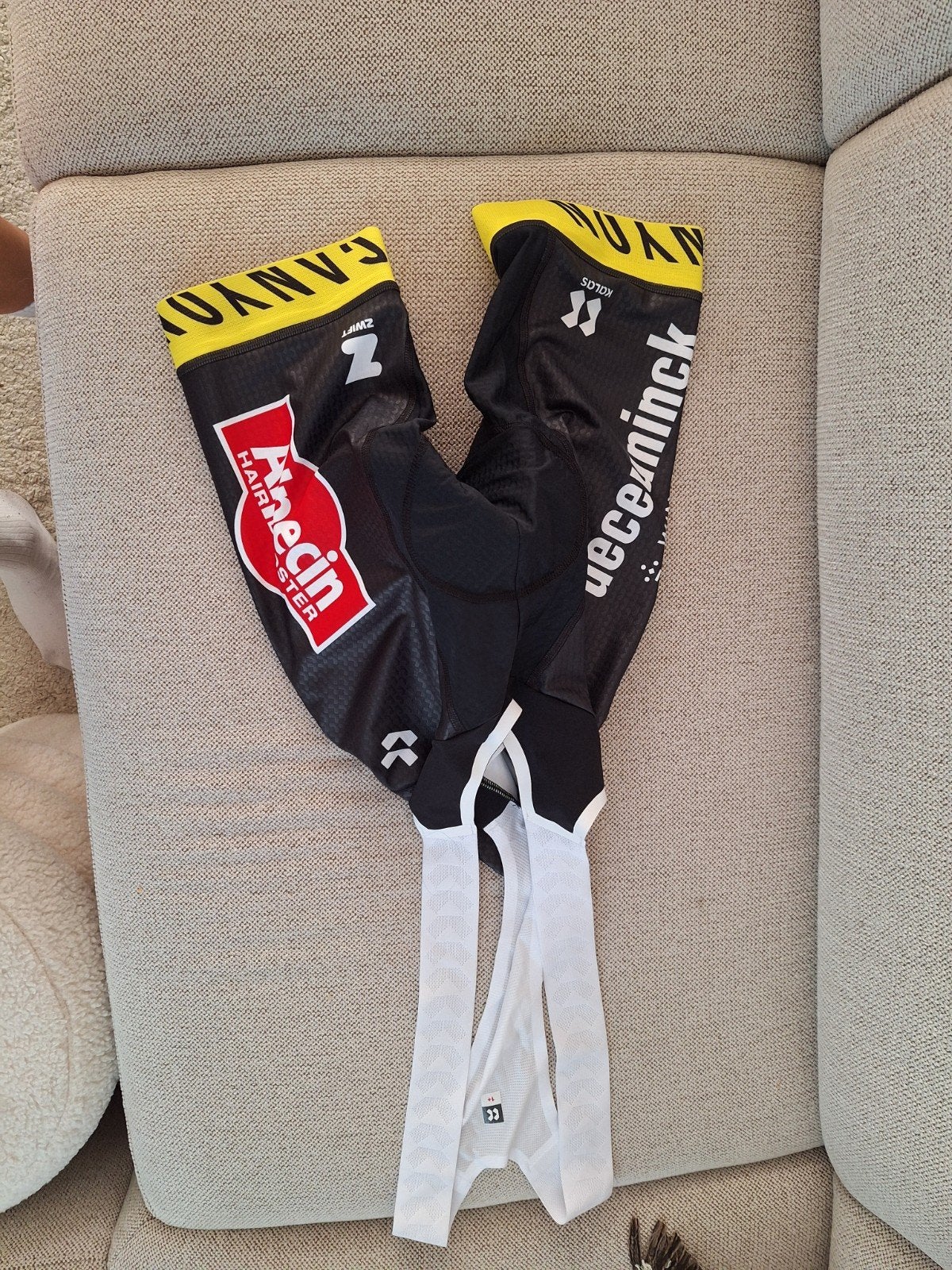 Alpecin Deceuninck Kalas Zwift Tour de France bib broek, Ophalen