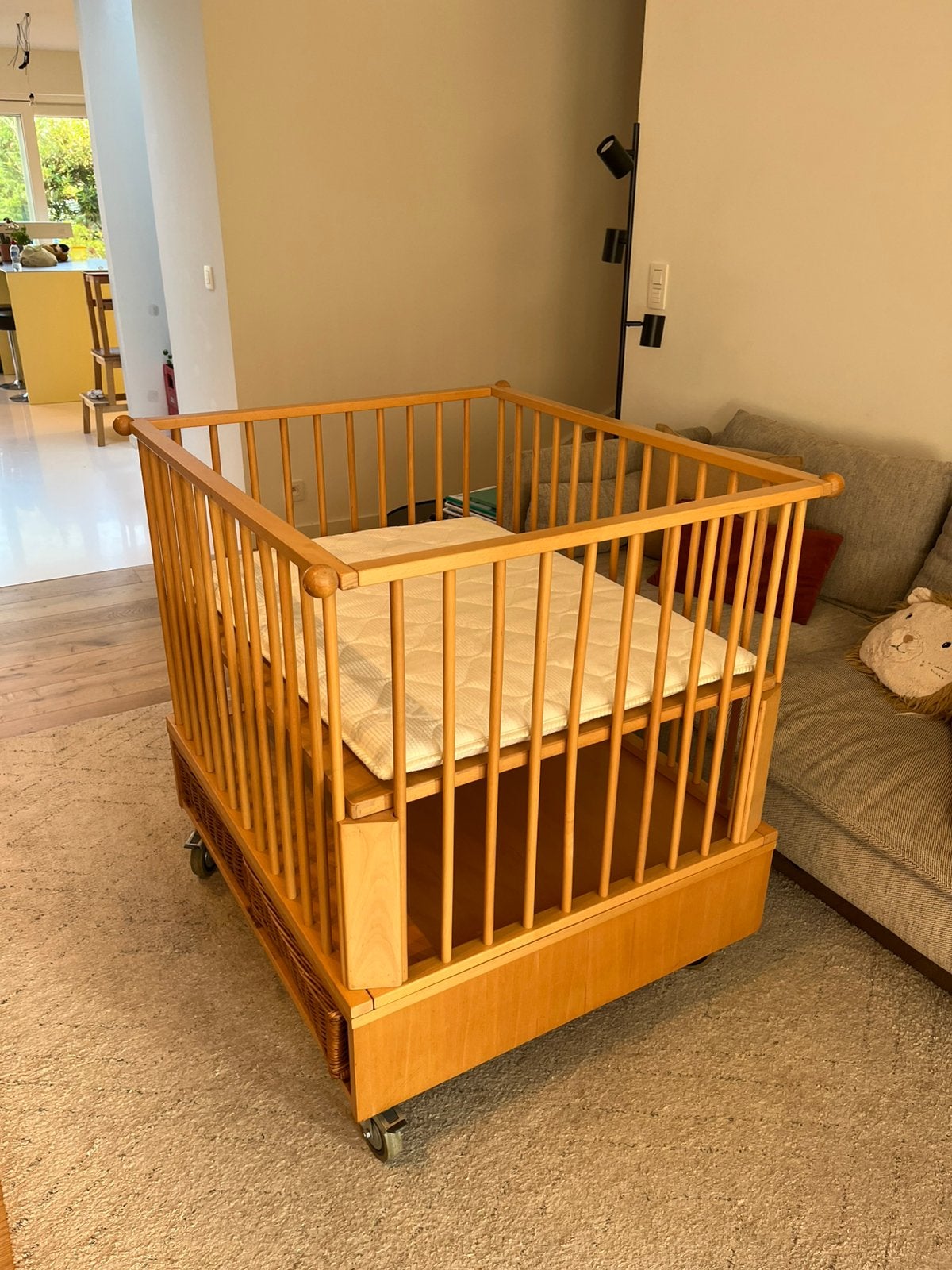 Park baby, Kinderen en Baby's, Ophalen, Gebruikt, Rechthoekig, In hoogte verstelbaar