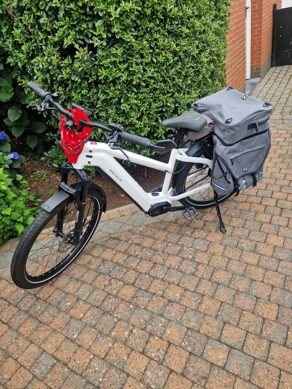 Te koop dames electrishe fiets wit weinig gebruikt, Fietsen en Brommers, Elektrische fietsen, Ophalen