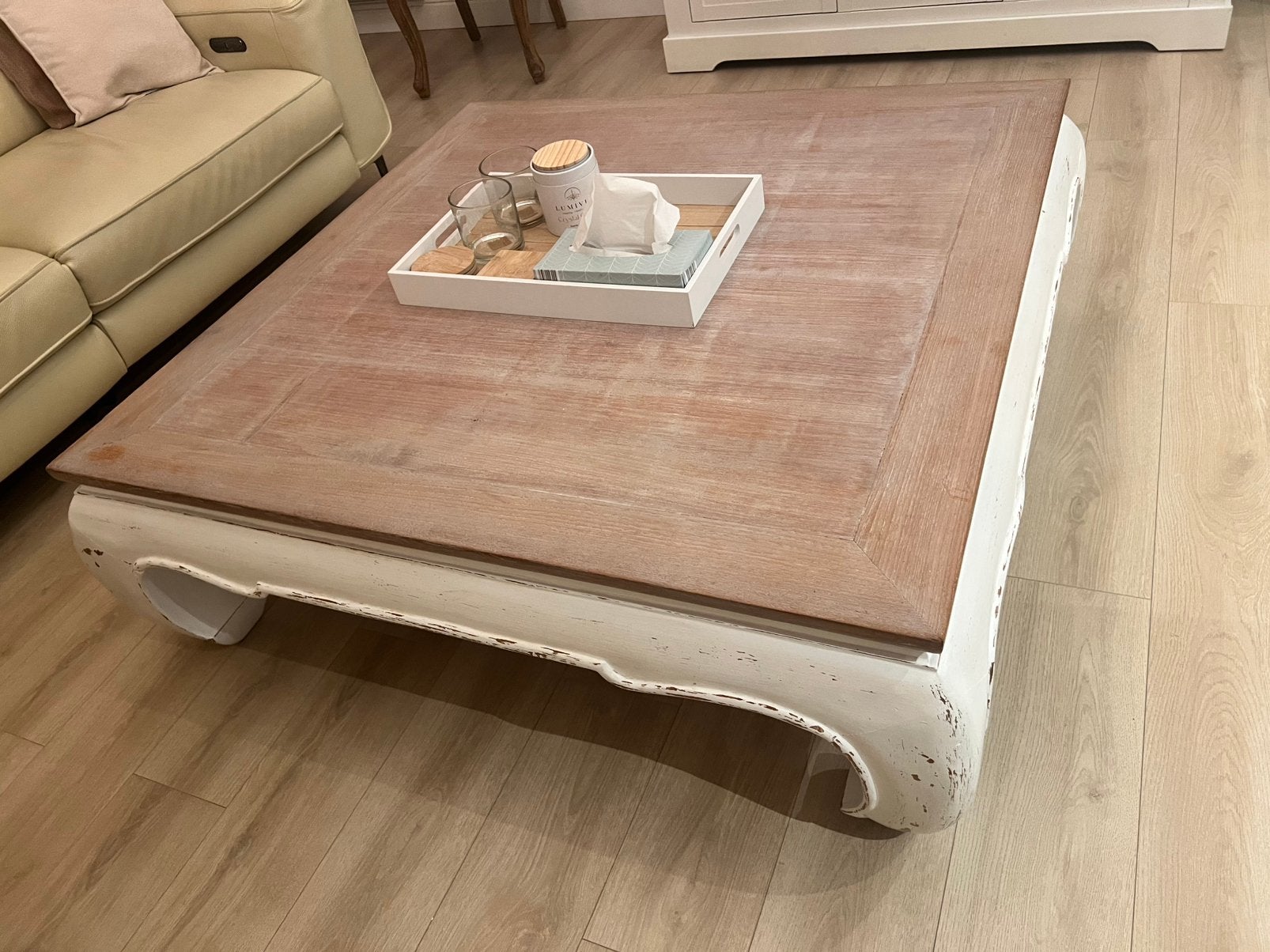 Grande Table base champetre, Maison & Meubles, Tables | Tables de salon, Enlèvement, Comme neuf