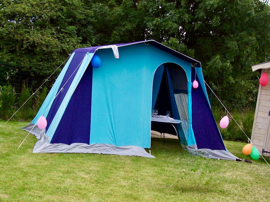 Tent voor 4 personen, Ophalen, Gebruikt, Tot en met 4