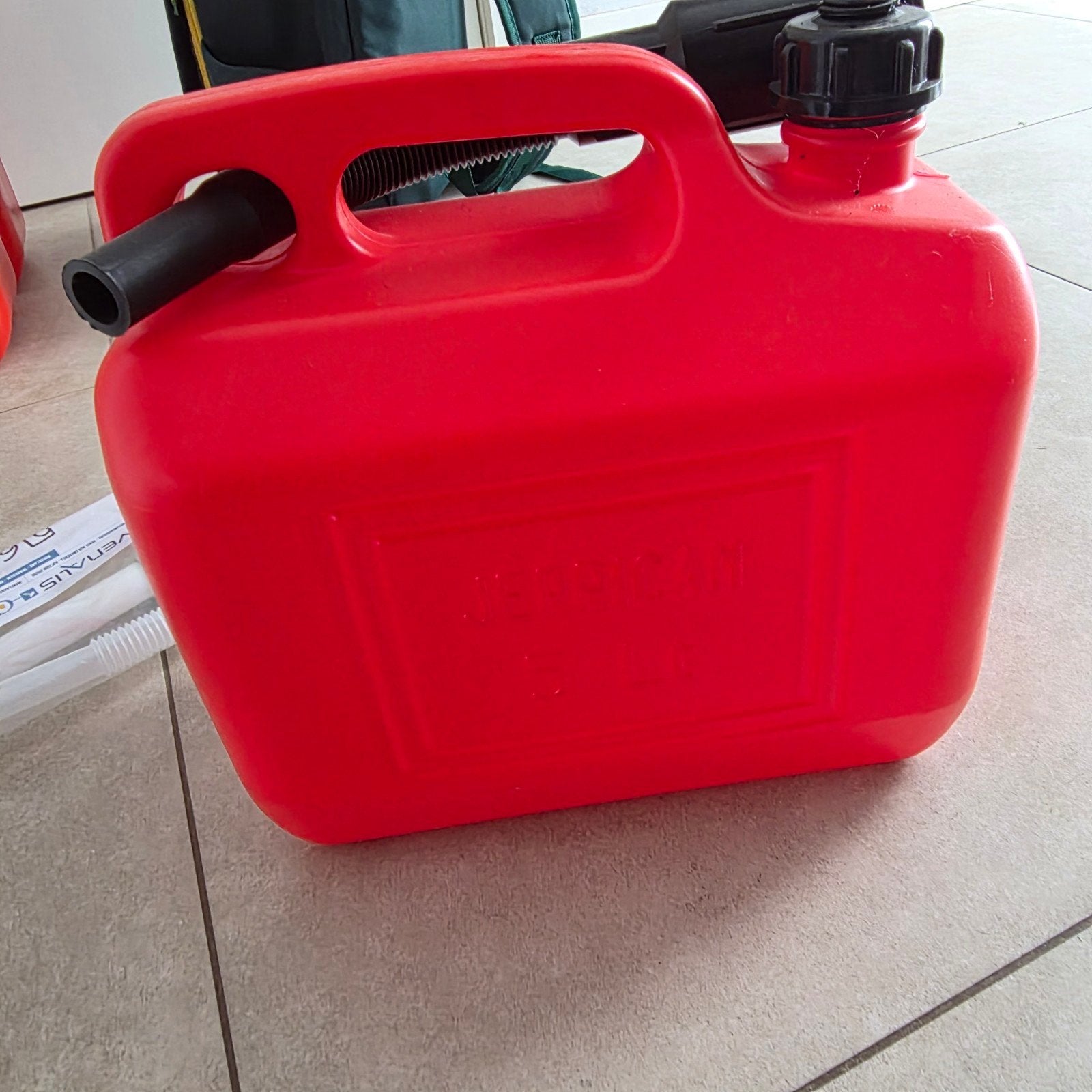 jerrycan 5L nieuw, Enlèvement