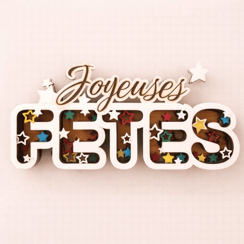 Joyeux fêtes en relief, Verzenden, Nieuw