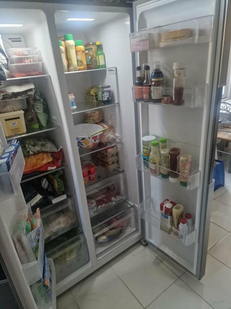 Frigo américain Candy fonctionne parfaitement possible livra, Electroménager, Avec compartiment congélateur, 160 cm ou plus, Enlèvement