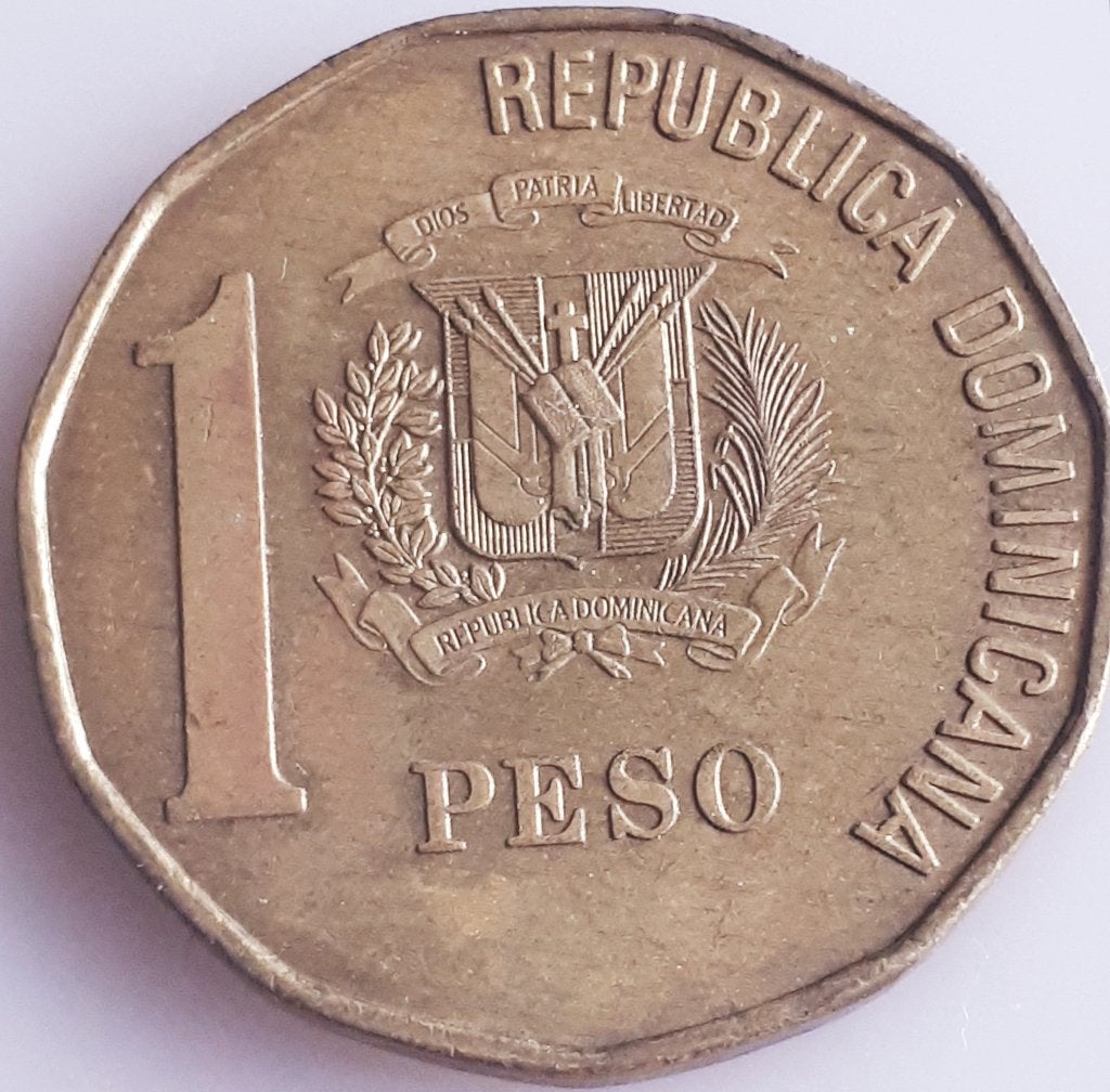 DOMINIKAANSE REPUBLIEK :  1992 KM 80.1. UNC, Postzegels en Munten, Munten | Amerika, Ophalen of Verzenden, Midden-Amerika, Losse munt