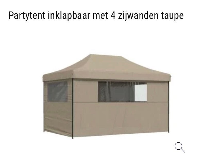 Nieuwe party tent, Ophalen of Verzenden, Nieuw, Partytent, Opvouwbaar