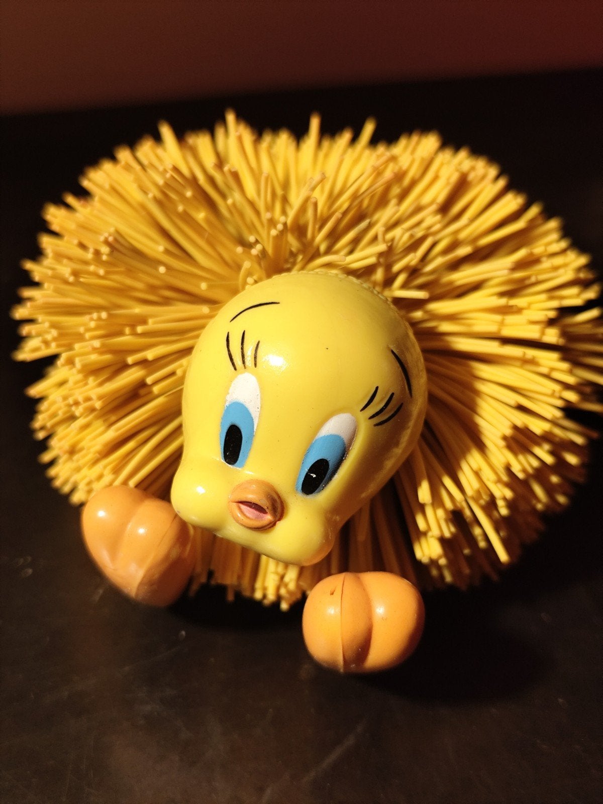 Titi Looney Tunes : Rare Figurine Koosh Ball Rétro 1995 Warn, Verzamelen, Poppetjes en Figuurtjes, Ophalen of Verzenden