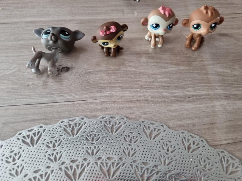 Lot 4 Figurines PetShop  Vintage Hasbro, Envoi, Utilisé