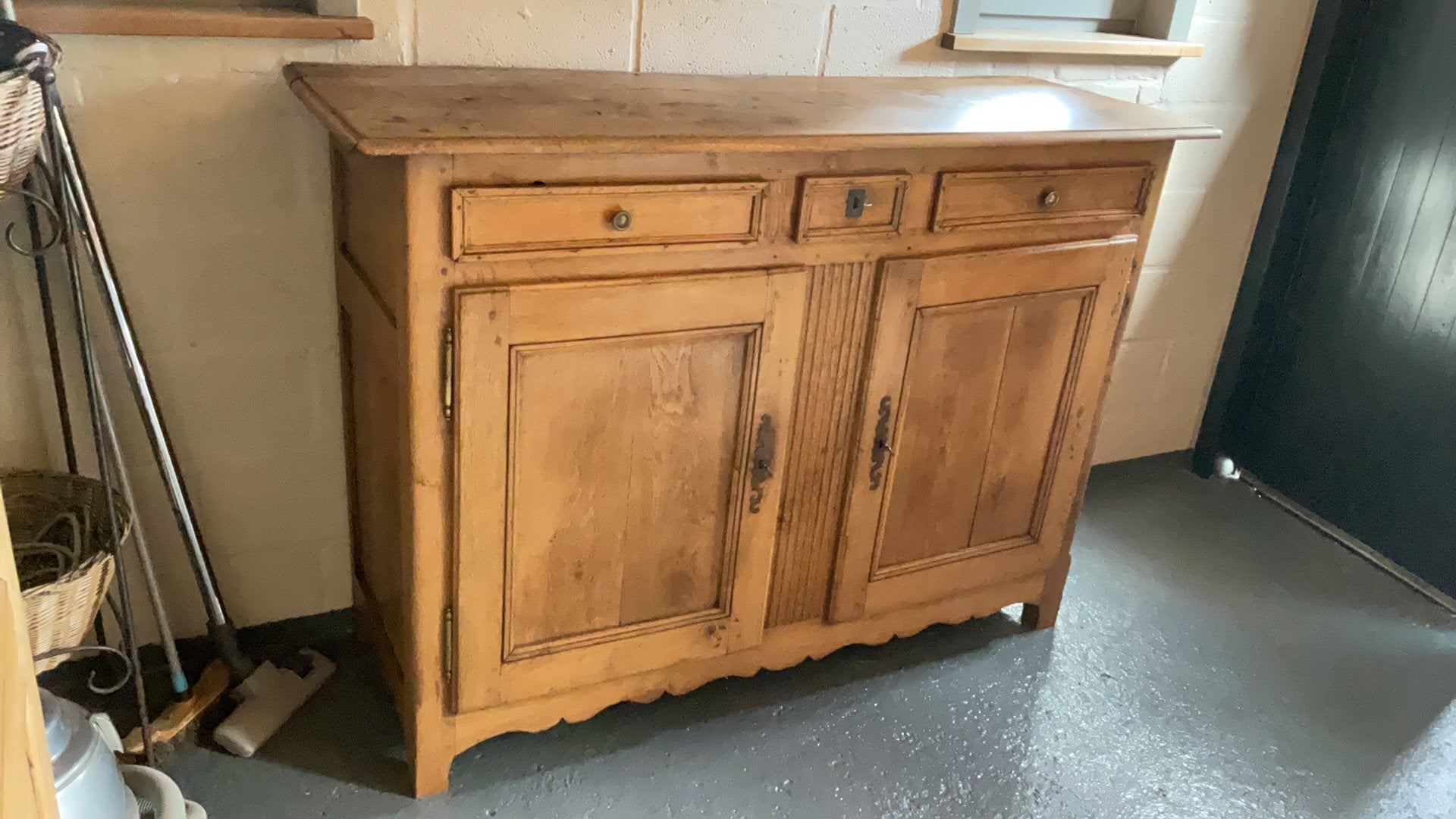 Antieke Louis XV kast, Ophalen, Gebruikt, Eikenhout