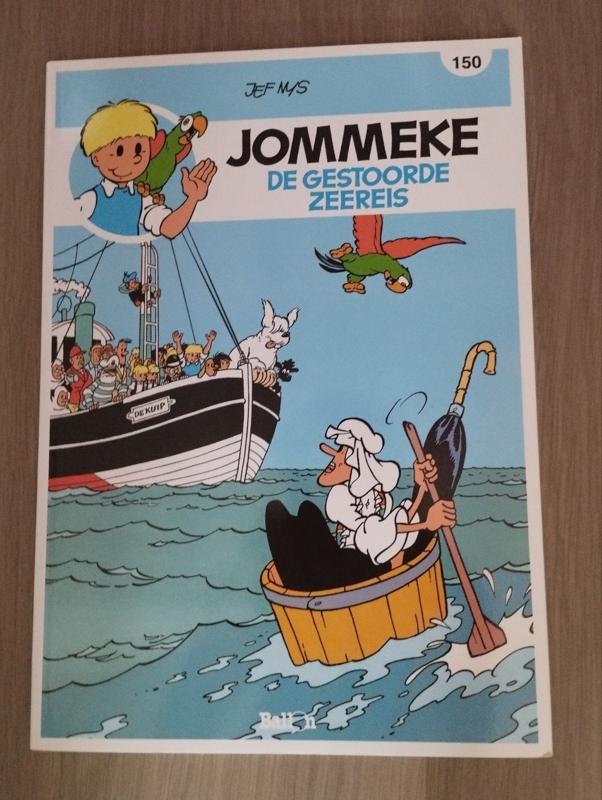 Strips Jommeke, Boeken, Ophalen