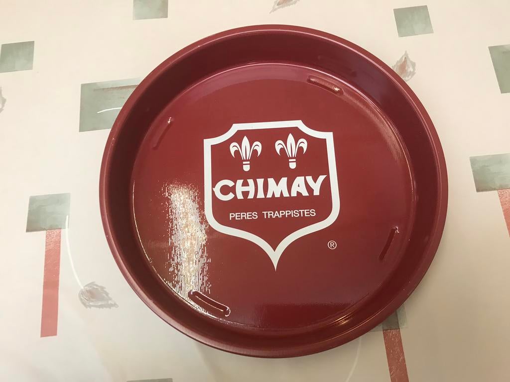 Plateau trappiste de Chimay, Collections, Marques & Objets publicitaires, Utilisé, Panneau publicitaire, Enlèvement ou Envoi