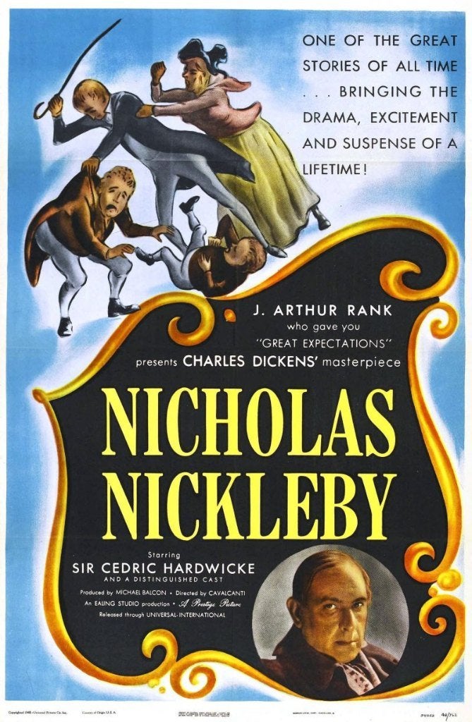 16mm speelfilm  --  Nicholas Nickleby (1947), Enlèvement ou Envoi, Film 16 mm