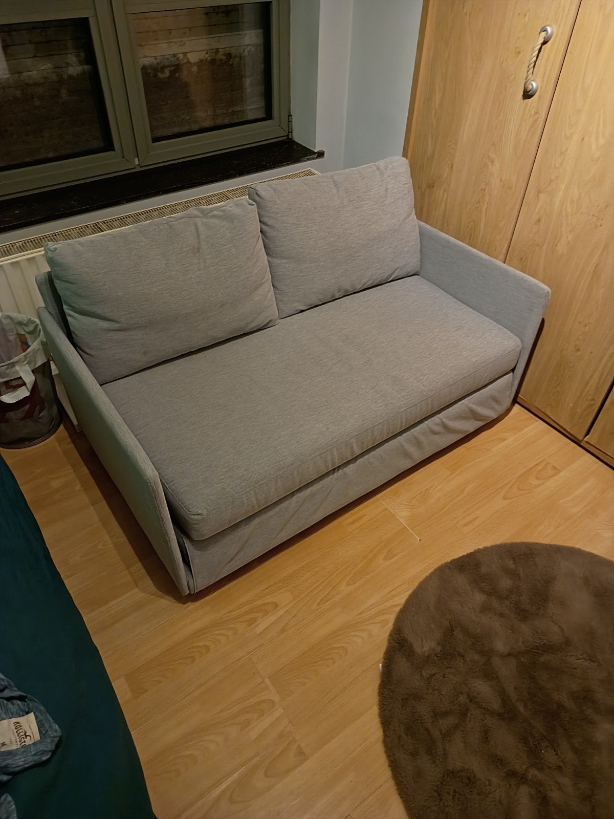 Slaapbank Ikea, Huis en Inrichting, Ophalen, Overige materialen, Minder dan 75 cm, Tweepersoons