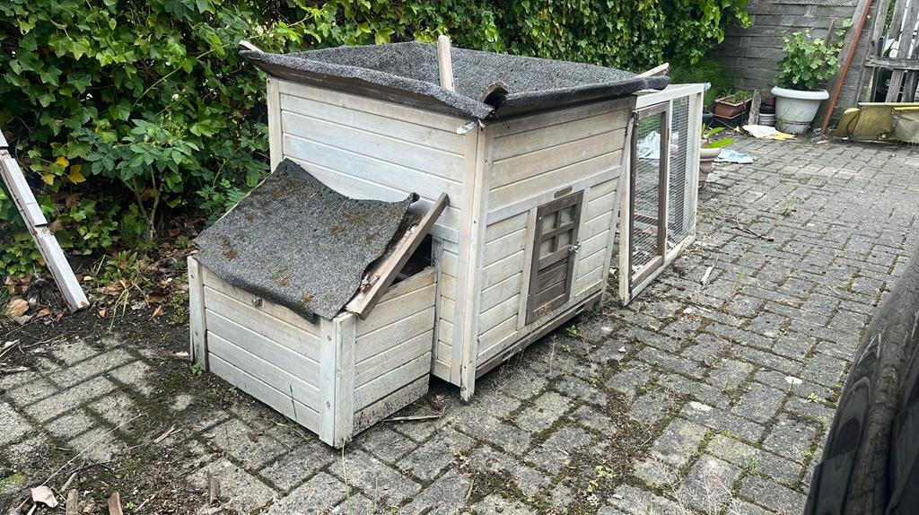 Gratis Kippenhok, Dieren en Toebehoren, Ophalen, Gebruikt, Kippenhok of Kippenren