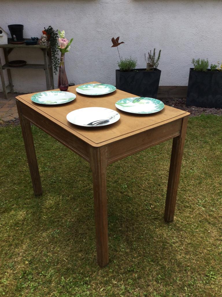 Table de jardin ou terrasse en bois, Jardin & Terrasse, Enlèvement, Comme neuf