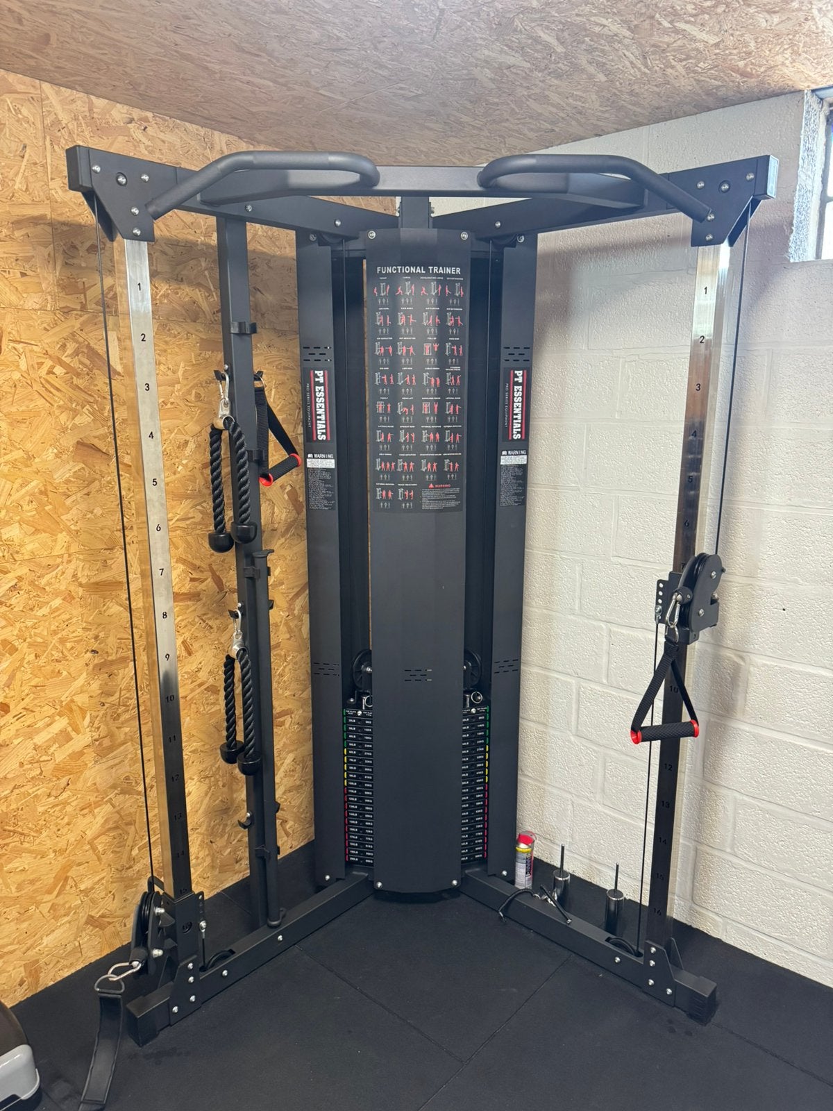 Functional trainer pt essentials 2x90 kg, Ophalen, Zo goed als nieuw