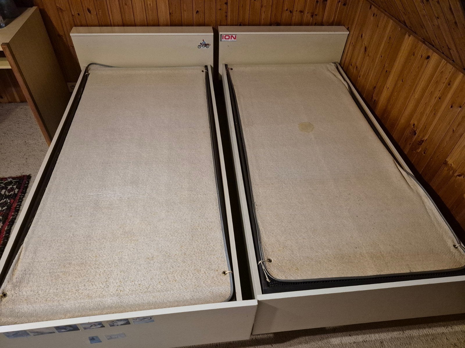 2 x 1persoonsbed on goede staat, Huis en Inrichting, Slaapkamer | Bedden, Ophalen