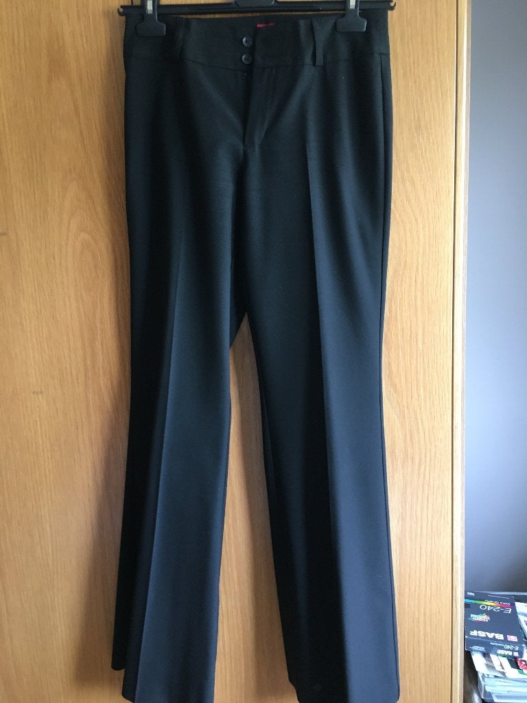 Broek wijd zwart esprit maat UK10, Enlèvement ou Envoi, Comme neuf, Longs, Noir