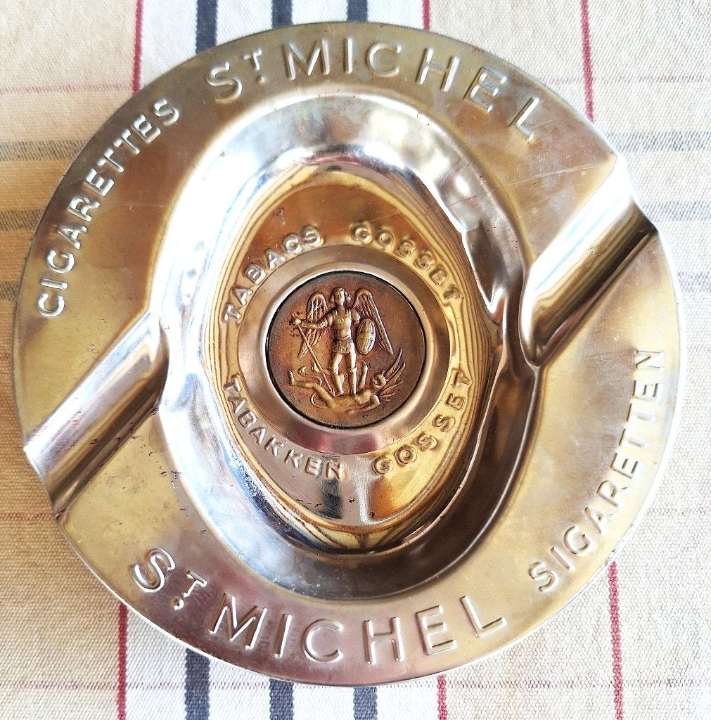 cendrier « St.michel Cigarettes » - Tabacs Gosset, Envoi, Comme neuf, Cendrier